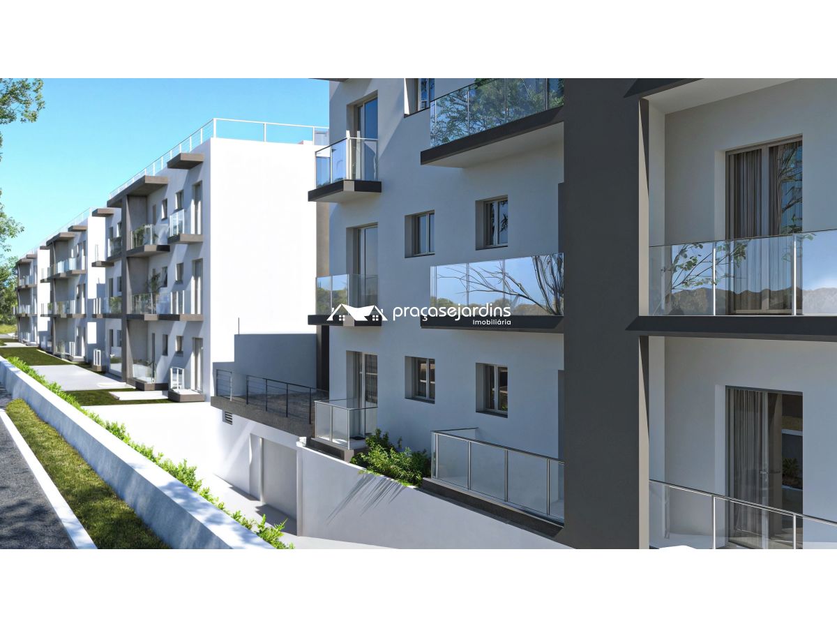 Apartamento T2 novo com arquitectura contemporânea