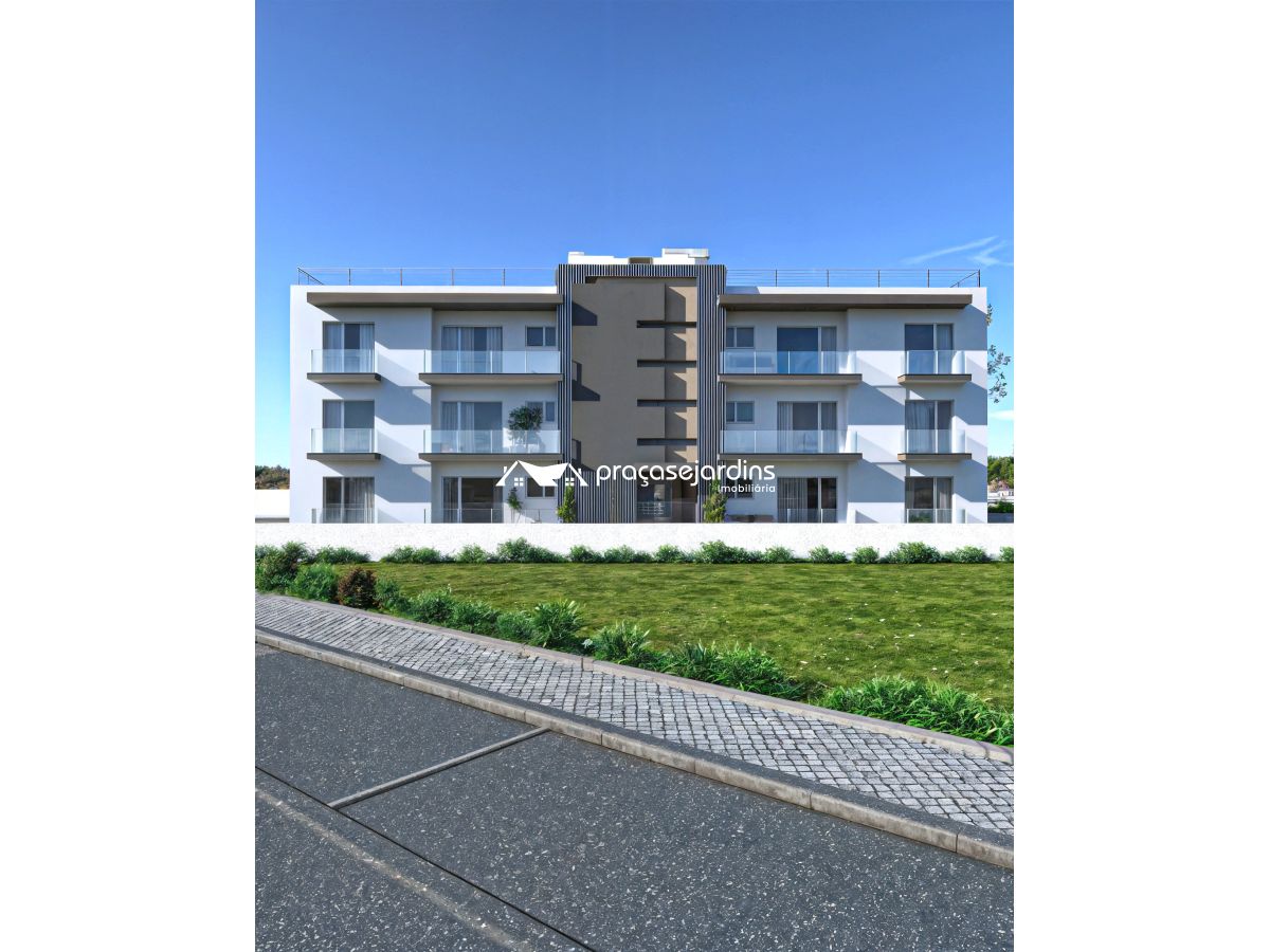 Apartamento T2 novo com arquitectura contemporânea
