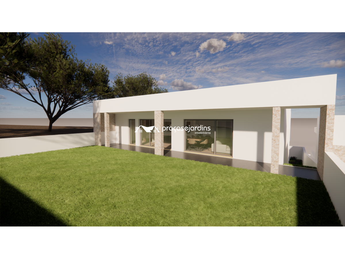 T4 Moradia Geminada Novíssima com 4 Quartos em Leiria